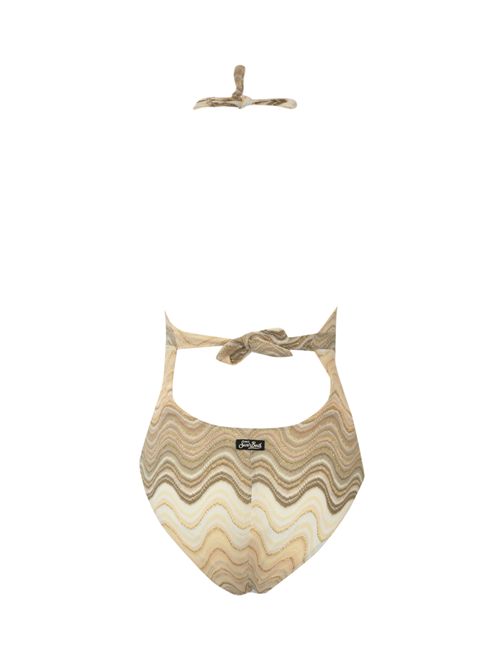 Costume intero Marylin in raschel Beige Mc2 Saint Barth | MARYLIN00187H RACHEL SEA WAVE 11